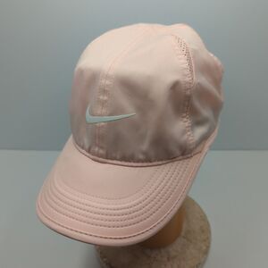 Nike DriFit Featherlight Running Hat Light Pink Womens OSFM Adjustable